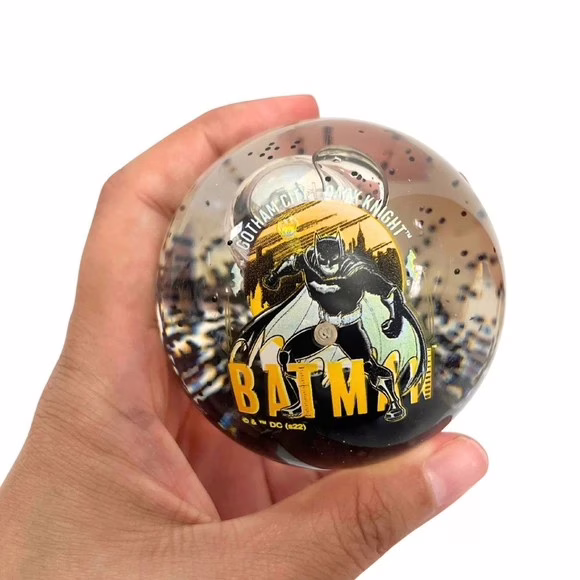 Wholesale Lot Of 72 Licensed Batman 3" Light Up Glitter Water Balls - Your Price Is Only $2 Each - Image 2