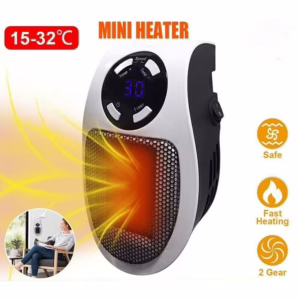 Wholesale Lot Of 300 500W Portable Wall Outlet Space Heaters With Remote Control (AP856) - Amazon Selling Price $32.99 Each - Your Price Is Only $4.75 Each