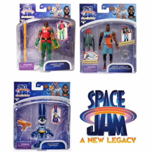 Wholesale Lot of 1,151 Space Jam: A New Legacy Action Figures – Assorted Bugs Bunny (Batman) & LeBron James (Robin) – Collectible Movie Figures – Your Price Is Only $4.00 Each – Take All – FOB TN