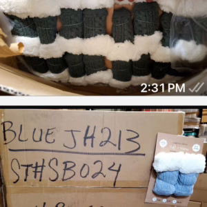 Wholesale Lot Of 11,380 Pairs Of Sherpa Lined Baby Booties By Soft + Warm - Your Price Is Only  .89 Each Pair