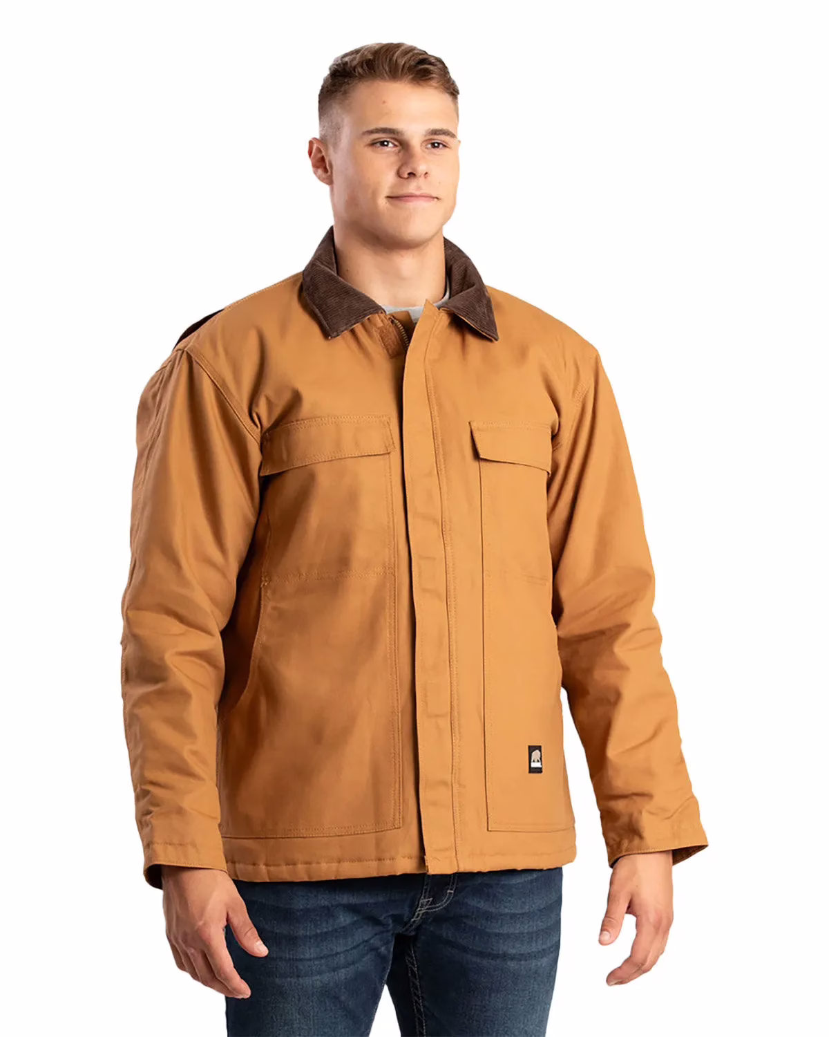 Wholesale Lot Of 80 Men’s Heritage Duck Chore Coats – Color Brown – 100% Cotton Shell – 100% Polyester Filler – M-XL – Your Price Is Only $25 Each