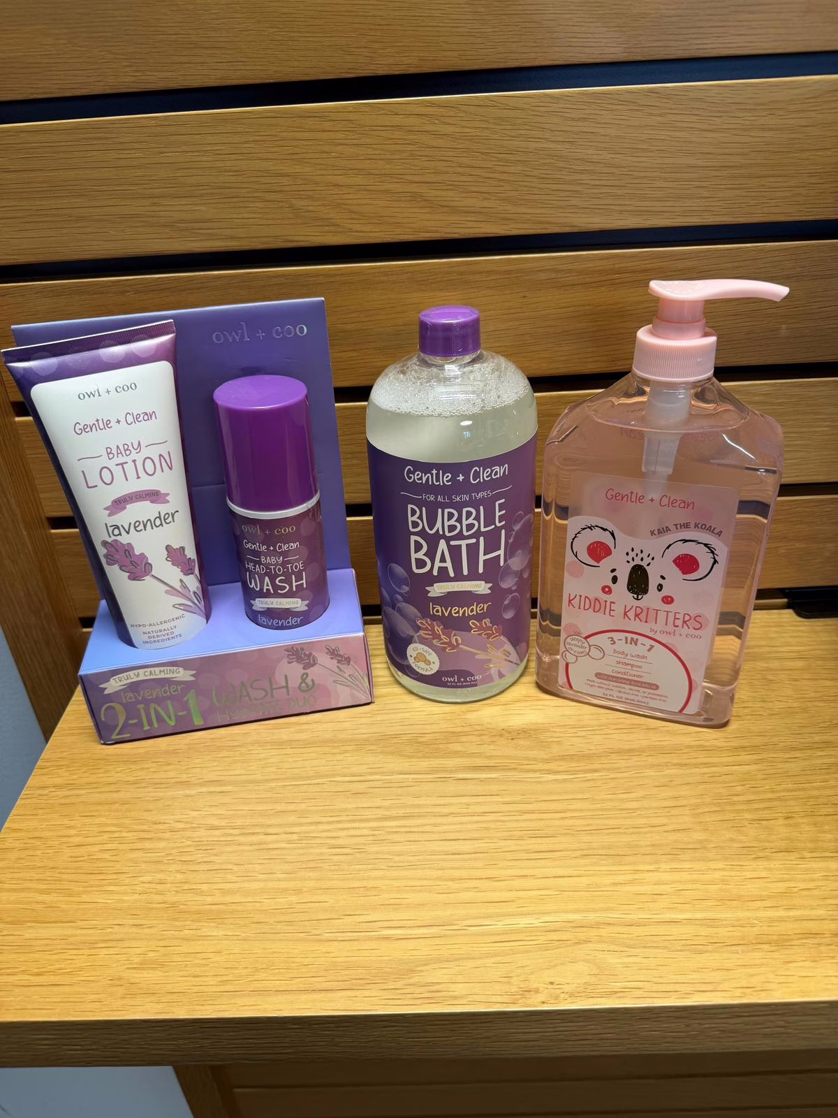 Wholesale Lot Of 30,000 Units Of Shampoos And Bubble Baths For Babies By owl + coo – Your Price Is Only .50 Each