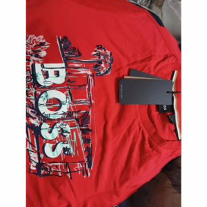 Wholesale Lot of 12 Hugo Boss Men’s T-Shirts – Mixed Assorted Styles & Sizes – Premium Designer Menswear – Bulk Wholesale – Your Cost $25.30 Each