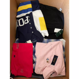 Wholesale Lot Of 100 Pieces Of Brand New Polo Ralph Lauren Clothing For Men, Women, And Children - Pictures Are Examples, The Inventory Is Assorted And Will Change Based On Availability - Your Price Is Only $18.00 Each