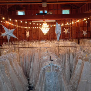 Wholesale Lot Of 400 Brand New Designer Wedding Dresses By Maggie Sottero, Demetrios, St. Patrick, Venus Bridal, Paloma Blanca, Jasmine Bridal, Essense of Australia, Pronovias, And Other Brands - Sizes 6-16, Majority Sizes 10 And 12 - Original Retail Values To $4,000 Each - Your Price Is Only $90 Each