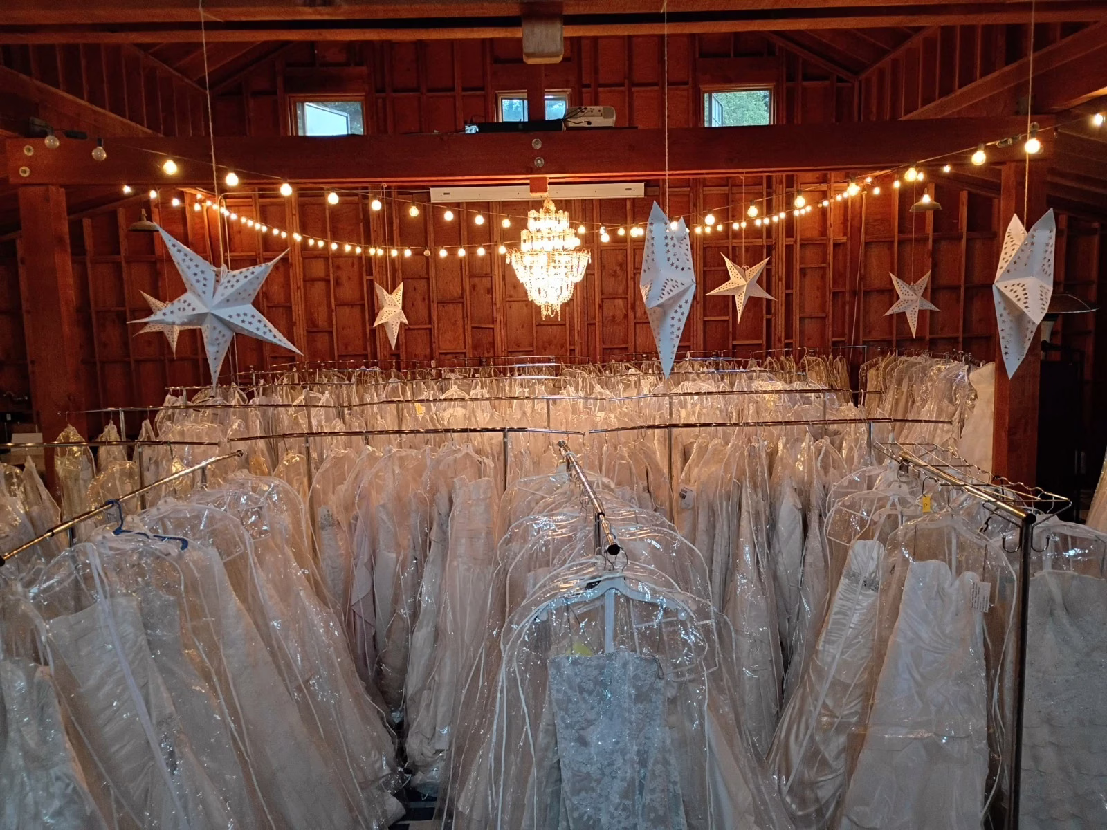 Wholesale Lot Of 400 Brand New Designer Wedding Dresses By Maggie Sottero, Demetrios, St. Patrick, Venus Bridal, Paloma Blanca, Jasmine Bridal, Essense of Australia, Pronovias, And Other Brands – Sizes 6-16, Majority Sizes 10 And 12 – Original Retail Values To $4,000 Each – Your Price Is Only $100 Each