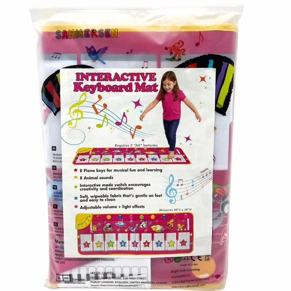 Wholesale Lot Of 100 Interactive Piano Keyboard Mats For Children – Only $5.50 Each – 1,200 Or More Only $4.75 Each