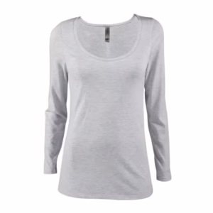 Wholesale Lot Of 720 Delta Platinum Women’s Tri-Blend Long Sleeve Scoop Neck Shirts - S-2XL - Assorted Colors - Your Price Is Only $1.20 Each