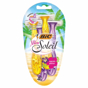 Wholesale Lot Of 2,450 Bic Soleil Razors – UPC: 3086123493049 – Each $2.90
