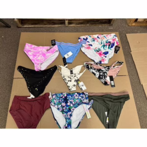 Wholesale Lot Of 144 Pieces Of Brand Name Women’s Swimwear Separates - 72 Tops, 72 Bottoms - Department Store Overstock - Brands Such As Salt & Cove, California Waves, and Hula Honey - Your Price Is Only $4.00 Each