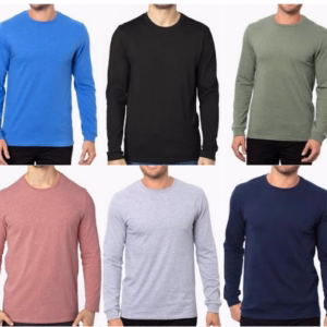Wholesale Lot Of 72 ThreadFast Adult Long Sleeve T-Shirts (XS–3X, Assorted Colors) Each $2.40