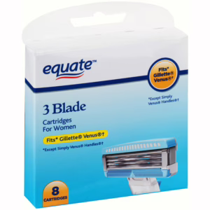 Wholesale Lot Of 3,238 Equate 3 Blade Catridges Compatible With Gillette Venus Handles – UPC 681131150828 – Your Price Is Only $1.00 Each