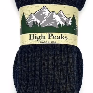 Wholesale Lot Of 30 “High Peak” Merino Wool Boot Socks (60% Merino Wool) Each $4.80