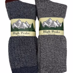 Wholesale Lot Of 30 “High Peak” Merino Wool Boot Socks (60% Merino Wool) Each $4.80
