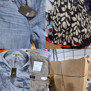 Wholesale Lot Of 705 Pieces Of Overstock And Store Returns Clothing From Nordstrom - Brands Such As Eton, AG, Beach Riot, Adrianna Papell, Paige, Veronica Beard, Barefoot Dreams, And More - Your Price Is Only $6.30 Each