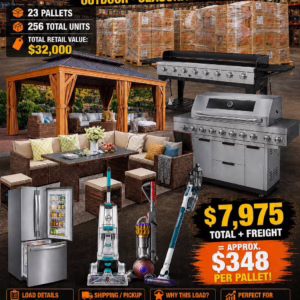 HOME DEPOT DIRECT LOAD – FOB PHOENIX, AZ (READY TO SHIP) Outdoor • Seasonal • Appliances