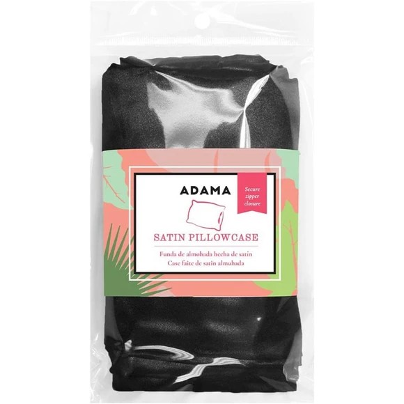 Wholesale Lot Of 1,728 Adama Satin Pillowcases - Color Black - MSRP $7.95 Each - Your Price Is Only .85 Each