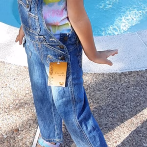 Wholesale Lot Of 360 Squeeze Girls Denim Overalls - Brand New Overstock - Original Labels And Tags - Sizes 4-7 And 8-16 - Original MSRPs $26.00 To $38.00 Each - Your Price Is Only $4.00 Each