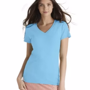 Wholesale Lot Of 75 Junior 4.3 Oz V-Neck T-Shirts - First Quality - S-XL - Assorted Colors - Your Price Is Only $1.20 Each - Larger Quantities Available At Discounted Prices