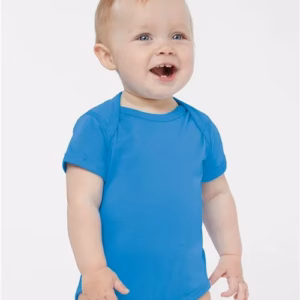 Wholesale Lot Of 1,800 Baby Body Suits By Rabbit Skins - Sizes Newborn To 24 Months - Assorted Colors - Suggested Retail Value $4.00 Each - Your Price Is Only $1.15 Each