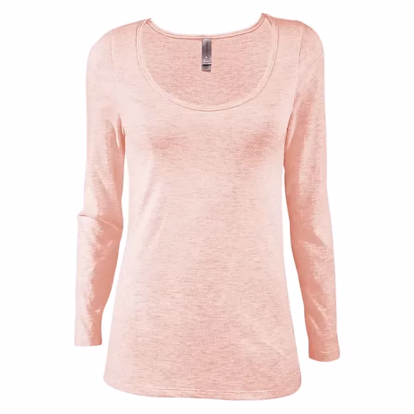 Wholesale Lot Of 72 Delta Platinum Women's Tri-Blend Long Sleeve Scoop Neck Tees Each $1.15 - Image 7