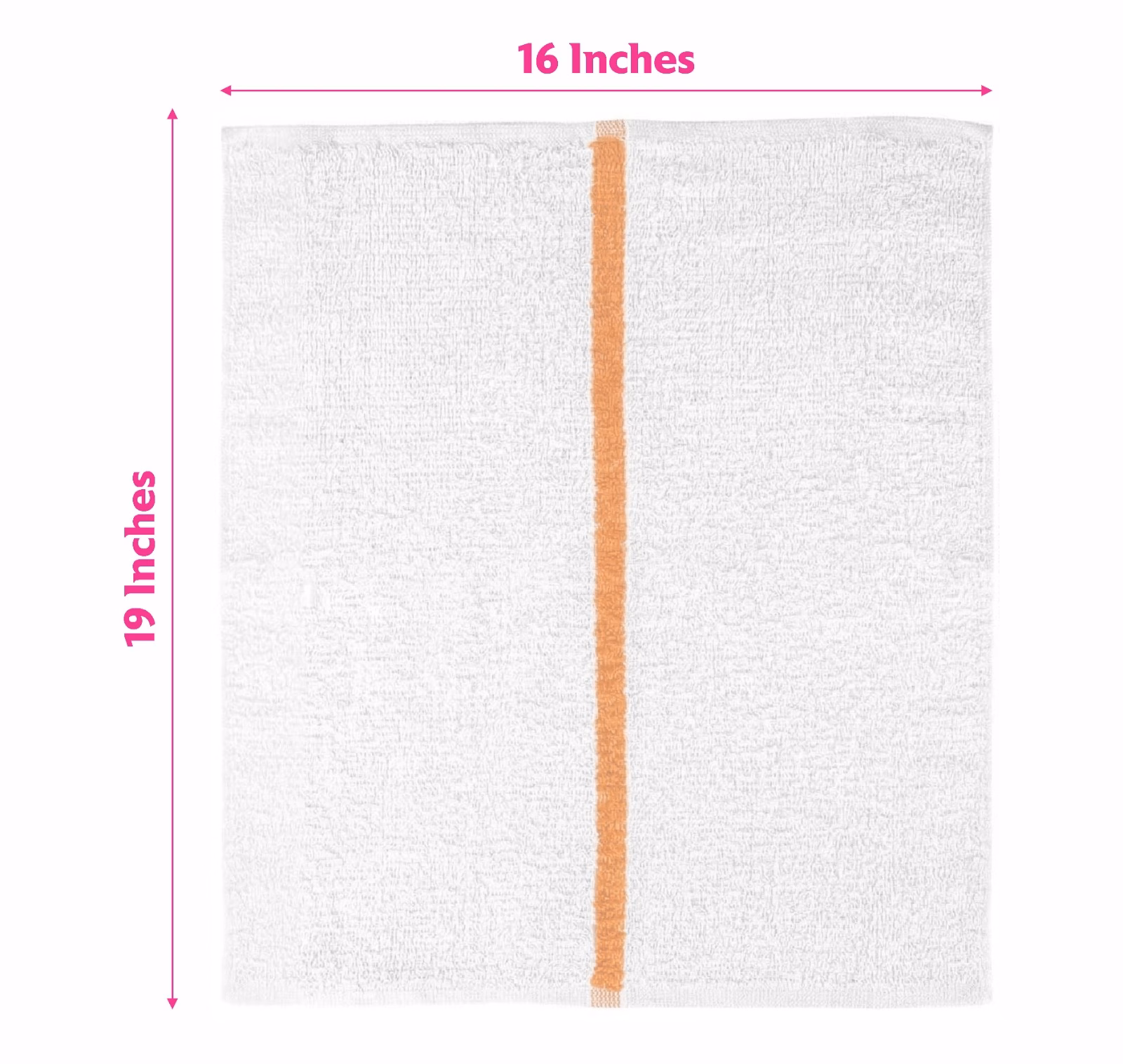 Wholesale Lot Of 70 Cases Brand New Bar Mop Towels 16” x 19” Gold Stripe – 840 Dozen (10,080 Towels) – $10.00 Per Dozen | $120.00 Per Case - Image 5