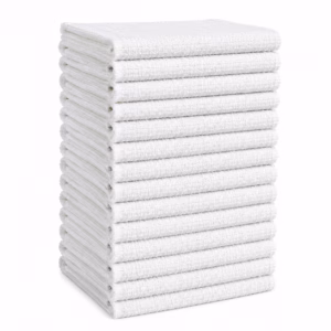Wholesale Lot Of 70 Cases Brand New White Bar Mop Towels 16” x 19” – 10,080 Units Bulk Inventory – Only $108.00 Per Case