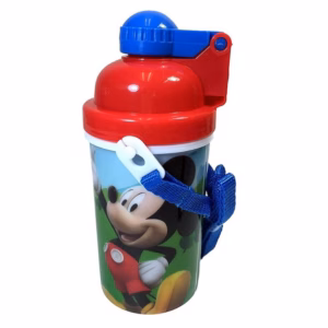 Wholesale Lot Of 960 Mickey Mouse And Minnie Mouse Bottles For Kids - 12oz Pop Up Lid & Shoulder Strap -  UPC: 707226808266 And UPC: 707226808297 - MSRP $9.99 Each - Your Price Is Only $3.00 Each - Free Shipping