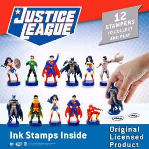 Wholesale Lot Of 240 Justice League Stampers Sets - 12 Figures In A Set - Suggested Retail Price $29.99 Each Set - Your Price Is Only $7 Each Set - Free Shipping
