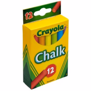 Wholesale Lot Of 5,760 Packs Of Crayola Colored Chalk – 12 Three Inch Sticks In A Pack - Your Price Is Only  .65 Per Pack - Free Shipping