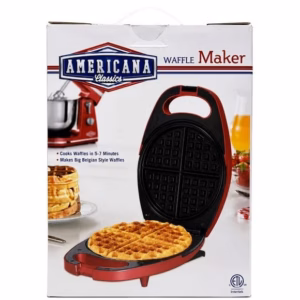 Wholesale Lot Of 144 Americana Classics Waffle Makers – MSRP $44.50 Each – Your Price Is Only $12.25 Each