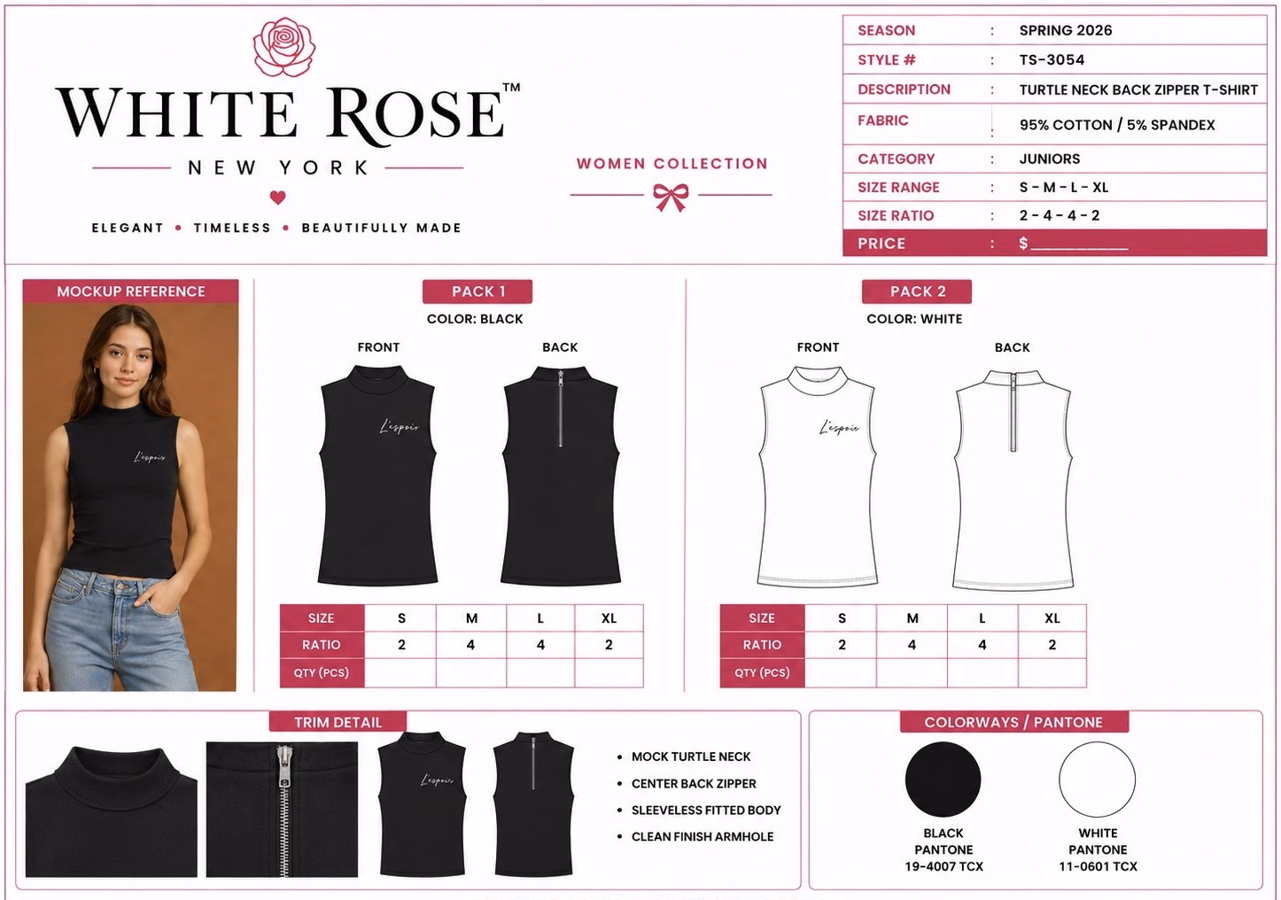 Wholesale Lot Of 2,400 White Rose New York Blouses – Suggested Retail Price $20.00 Each – Your Price Is Only $1.50 Each - Image 7
