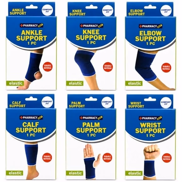 Wholesale Lot Of 2,153 PHARMACY BEST Comfort Fit Elastic Support Braces – Your Price Is Only $1.20 Each