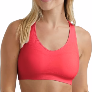 Wholesale Lot Of 18,553 Hanes Women's Seamless Racerback Sports Bras – Style O9003 – Sizes M-XL – Razzle Pink – Individually Packaged With UPC – Your Price Is Only $1.90 Each