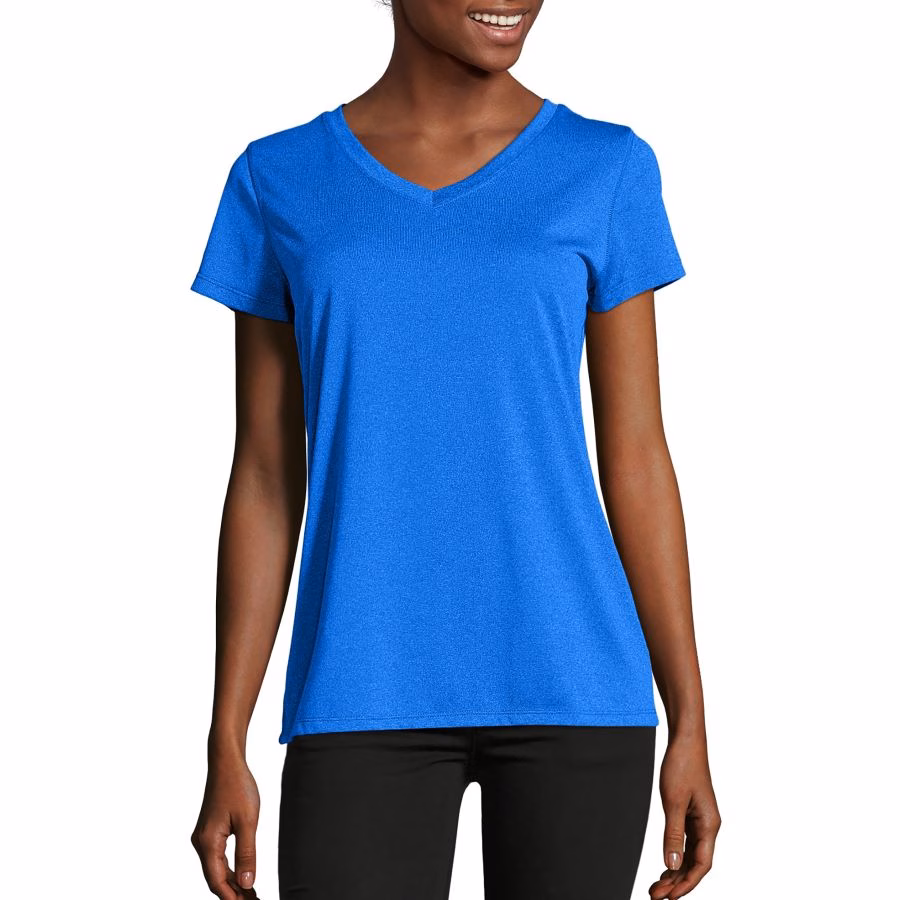 Wholesale Lot Of 22,543 Hanes Women's V-Neck Tees – Style O9032 – Sizes M-2XL – Assorted Heather Colors – UPC Included – Your Price Is Only $1.75 Each - Image 5