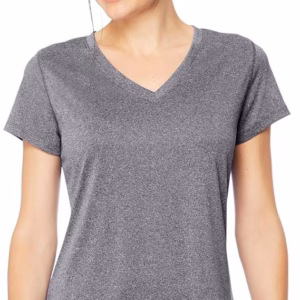 Wholesale Lot Of 22,543 Hanes Women's V-Neck Tees – Style O9032 – Sizes M-2XL – Assorted Heather Colors – UPC Included – Your Price Is Only $1.75 Each