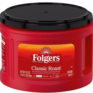 Wholesale Lot Of 10,914 Folgers Ground Coffee Classic Roast Medium 19.2oz – 6 Per Case – UPC 025500304045 – $7.39 Each