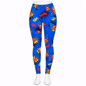 Wholesale Lot Of 2,400 Supergirl Licensed Adult Size Leggings - Fits Most Sizes - UPC Code 082686380270 - MSRP $15.99 Each - Your Price Is Only $1.25 Each