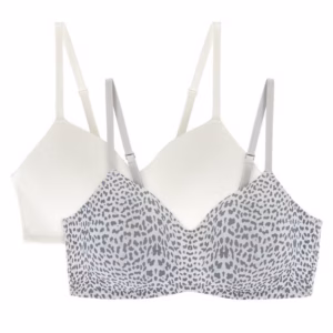 Wholesale Lot Of 5,904 HUSH Emery Cut & Sew Wirefree Lace Bras – White With Sirocco – Suggested Retail $28.00 Each – Your Price Is Only $1.50 Each
