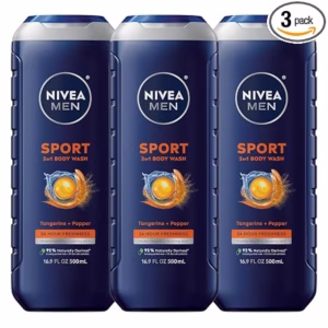 Wholesale Lot Of 1,476 NIVEA MEN Sport 3-In-1 Body Wash 16.9 Fl Oz (Pack Of 3) – Amazon ASIN B092RHNNZS – Only $5.40 Each