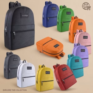Wholesale Lot Of 1,000 Bulk 17-Inch Backpacks – Lightweight Bookbags For Kids And Adults – Assorted Colors – School, Travel, Gym, Events & Corporate Use