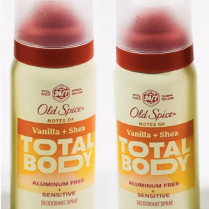 Wholesale Lot Of 48,000 Old Spice Vanilla + Shea Total Body Deodorant Spray - 1 oz Travel Size - UPC 012044062364 - $1.50 Each
