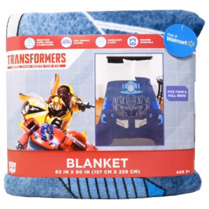 Wholesale Lot Of 1,500 Hasbro 62" x 90" Transformers Expanded View Blankets - Your Price Is Only $10.00 Each
