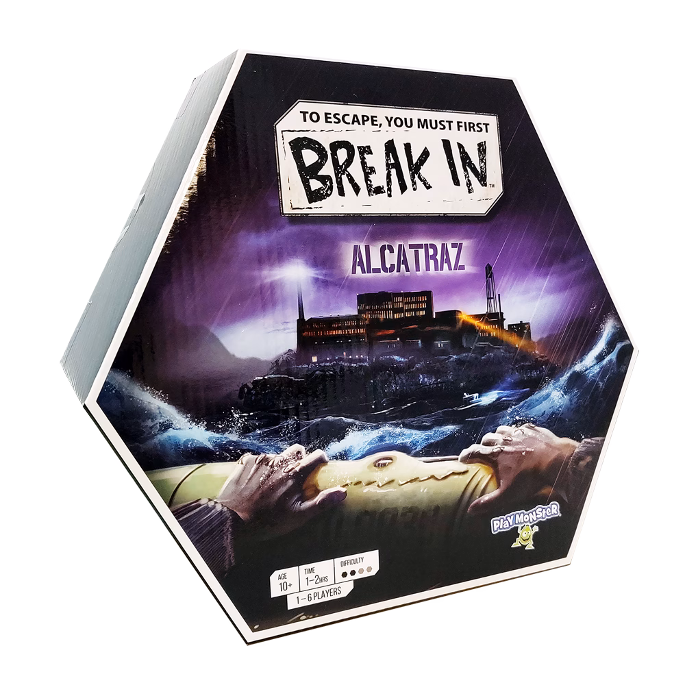 Wholesale Lot Of 10,390 Break In: Alcatraz Board Games – UPC 093514074919 – Suggested Retail $22.99 Each – Your Price Is Only $5.50 Each