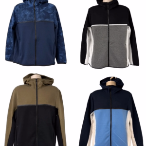 Wholesale Lot Of 120 Men's Zippered Hoodie Jackets – Sizes XS–3XL – Your Price Is Only $6.00 Each!