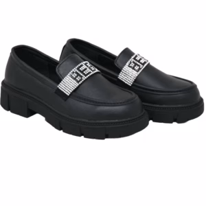 Wholesale Lot Of 378 bebe Trendy Slip-On Mary Jane Loafers For Little Girls – Sizes 4–11 – Black – Suggested Retail $21.99 Each – Only $2.00 Per Pair