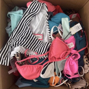 Wholesale Lot Of 1,000 Cat & Jack Girls’ Bikini Tops And Bottoms – Mix And Match – Assorted Colors, Sizes And Styles – Pre-Priced To $15.00 Each – Your Price Is Only $1.75 Each
