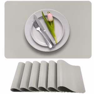 Wholesale Lot Of 2,498 Sets Of More Décor Faux Leather Placemats – 6 Assorted Colors – 4 Placemats Per Set – Estimated Retail Value $47,437.02 – Your Price Is Only $0.50 Per Set!